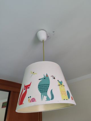 Pantalla infantil lámparas animales