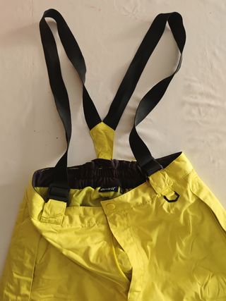 Pantalones nieve crivit amarillos talla 146/152