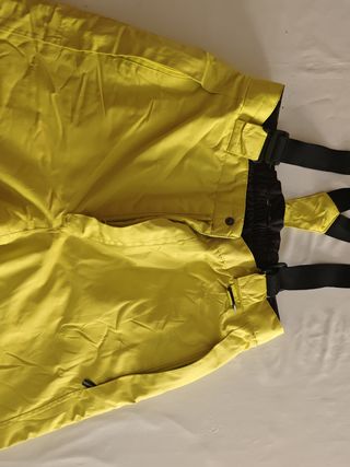 Pantalones nieve crivit amarillos talla 146/152