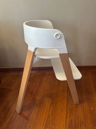Trona Stokke Steps - Blanca