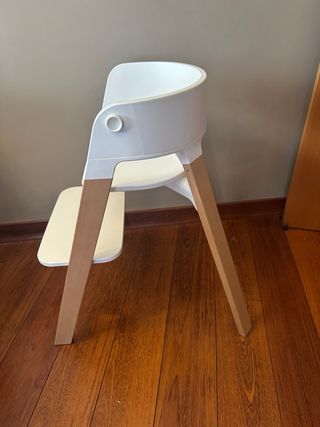 Trona Stokke Steps - Blanca