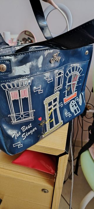 Borsa Hoy blu - PVC