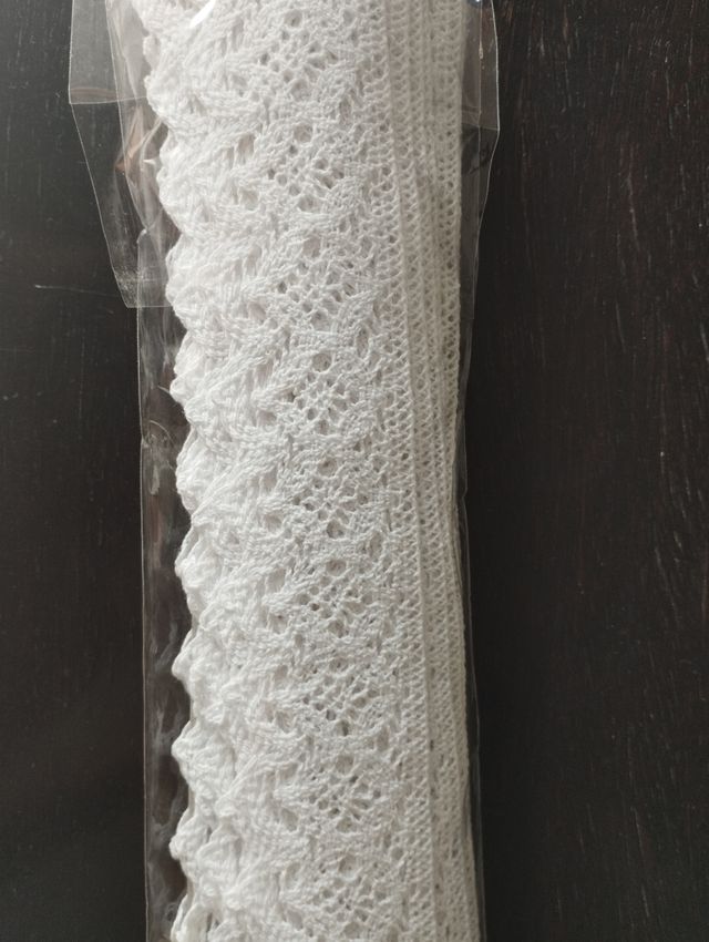 Cinta Encaje Blanco - 1 ud.
