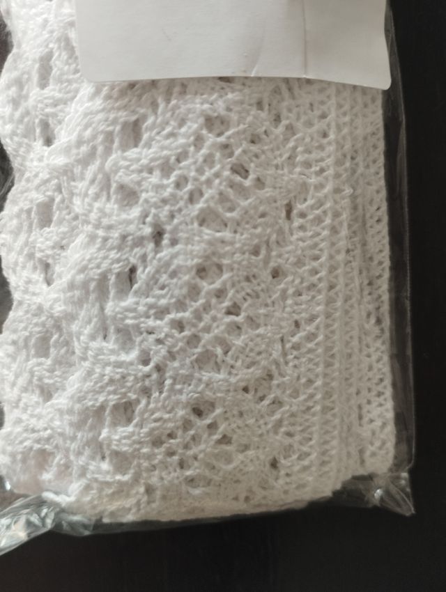 Cinta Encaje Blanco - 1 ud.