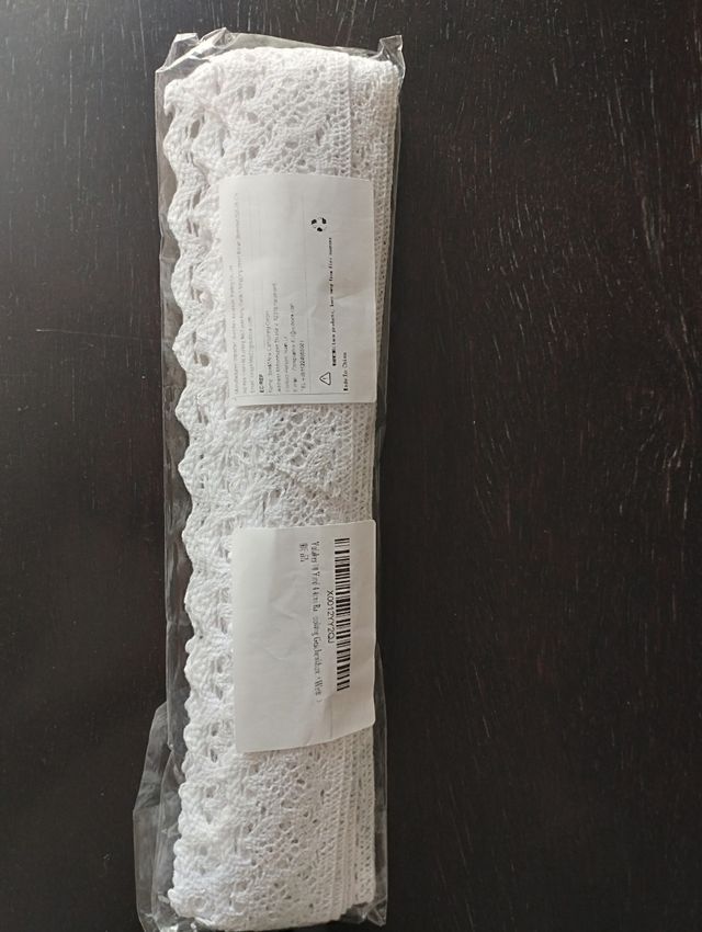 Cinta Encaje Blanco - 1 ud.