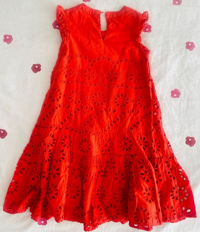 Vestido niña ZARA 7 años - Rojo