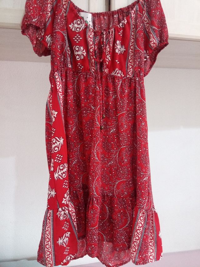 Vestido rojo Calao - Talla única