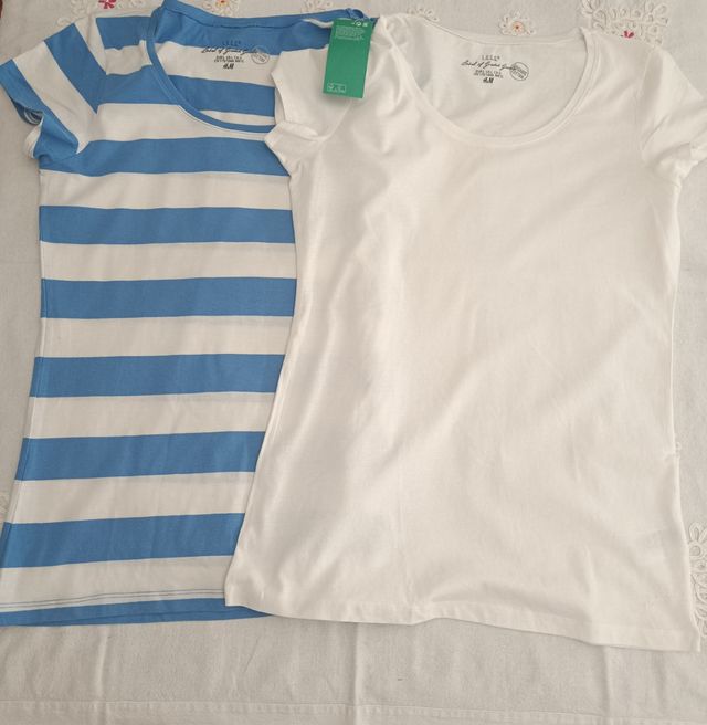 Algodón orgánico-2 Camisetas H&M
