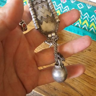 Pulsera tribal plata hombre