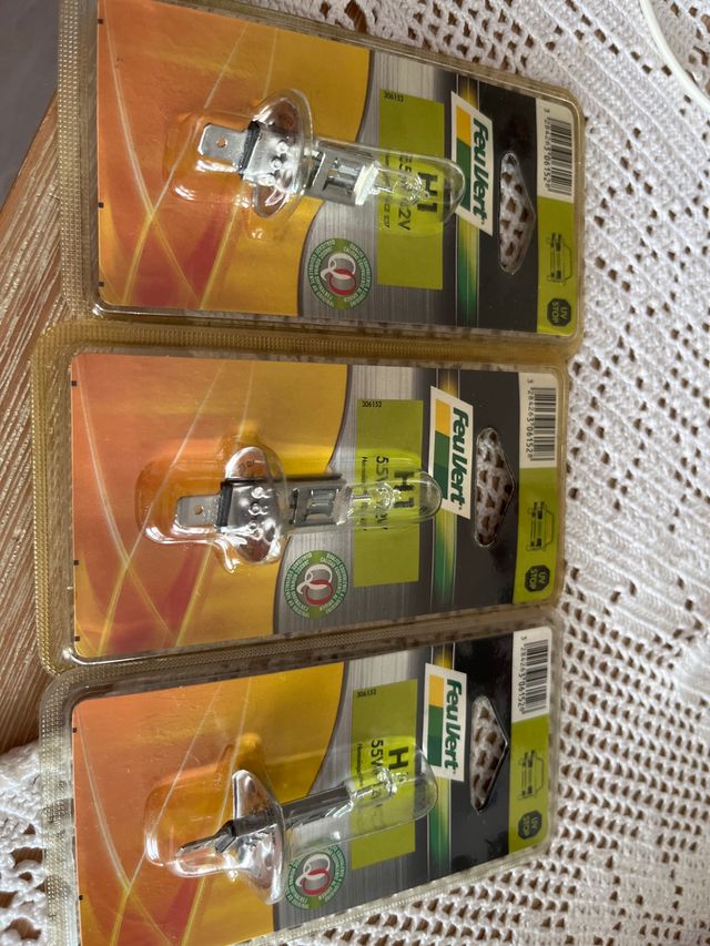 3x Luces H1 55W 12V Feu Vert