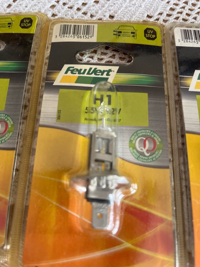 3x Luces H1 55W 12V Feu Vert