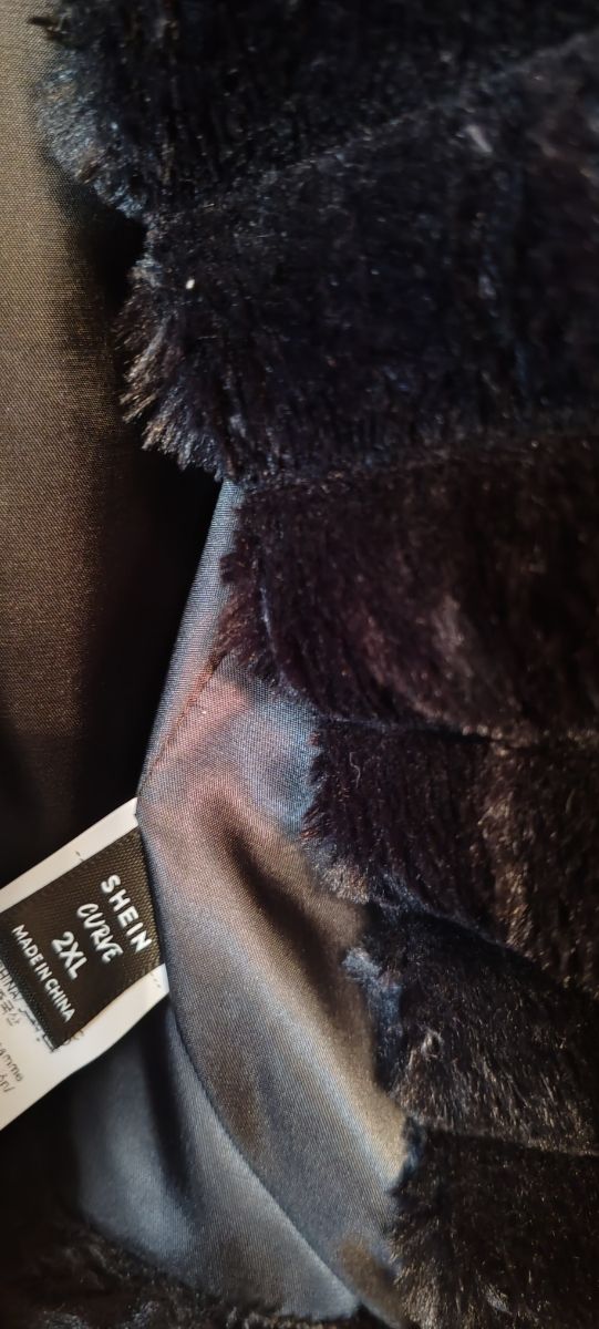 Abrigo negro Shein - Talla L