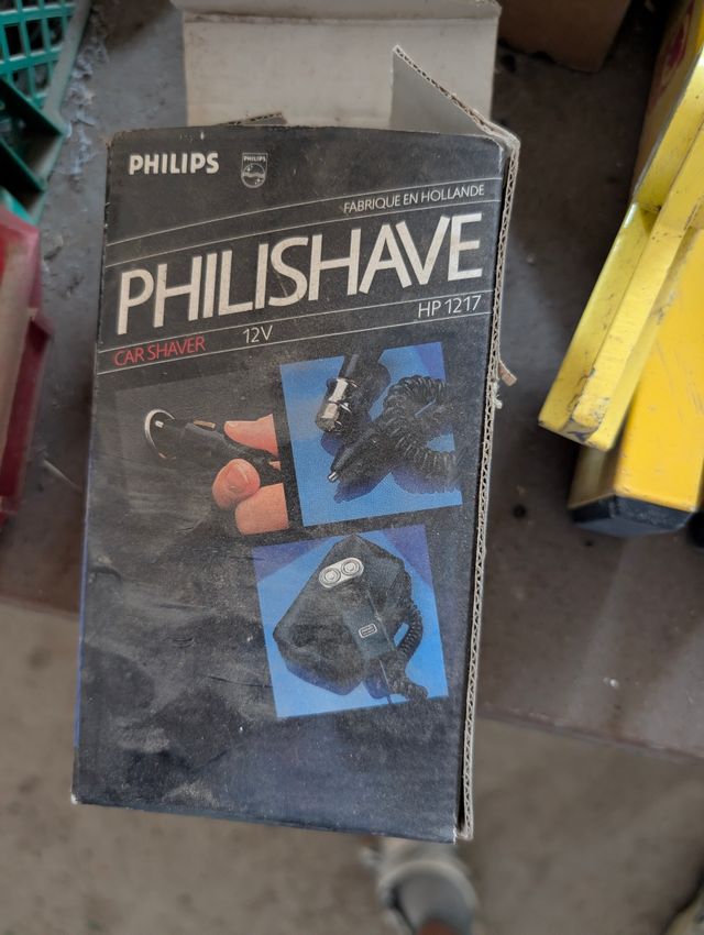 Afeitadora Philips vintage 12V camper