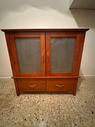 Vitrina TV madera - Mueble salón