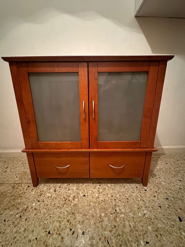Vitrina TV madera - Mueble salón