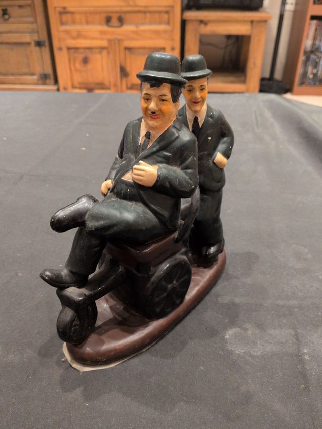 Figura cerámica Laurel & Hardy