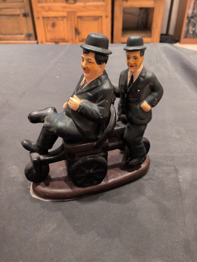 Figura cerámica Laurel & Hardy