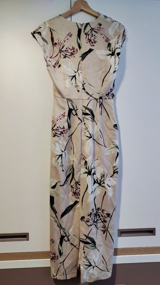 Vestido Zara midi floral XS