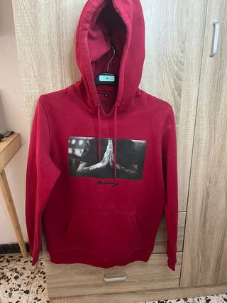 Sudadera Mister Tee roja talla M