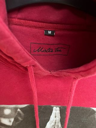 Sudadera Mister Tee roja talla M