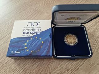 2€ Italia 2015 Proof - Bandiera Europea