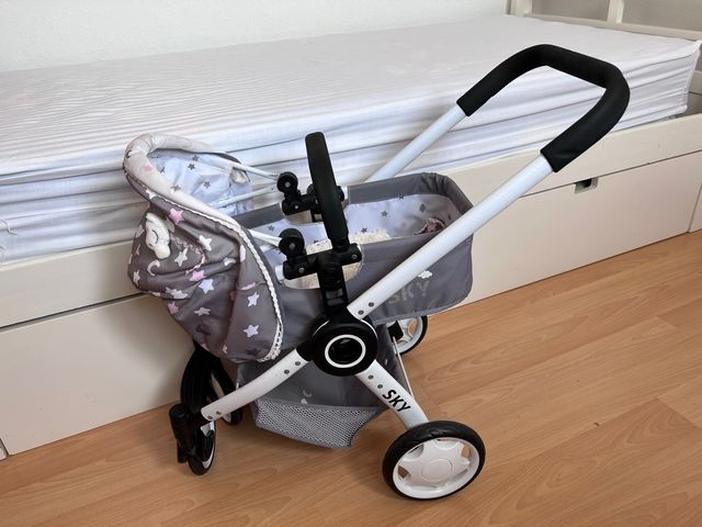 Carrito bebé juguete + minicuna