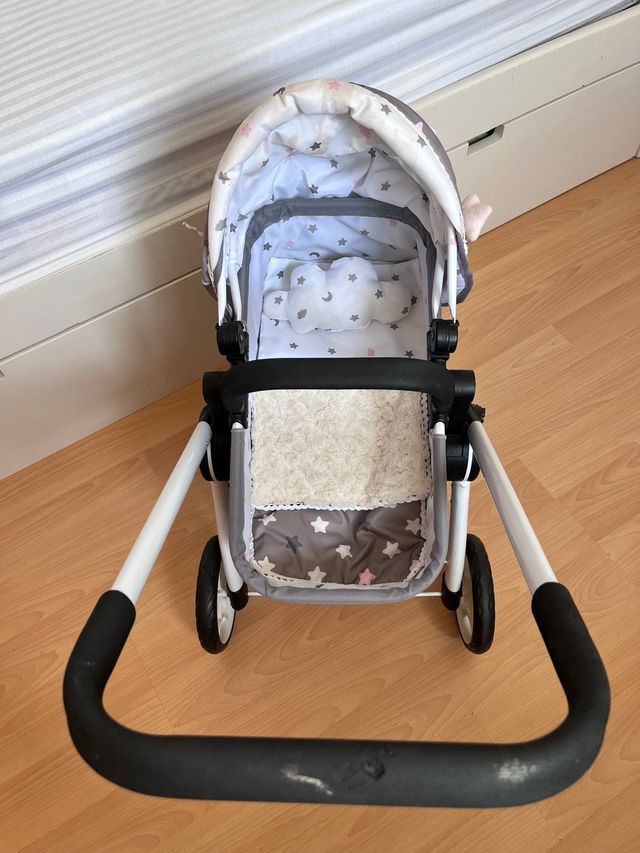 Carrito bebé juguete + minicuna