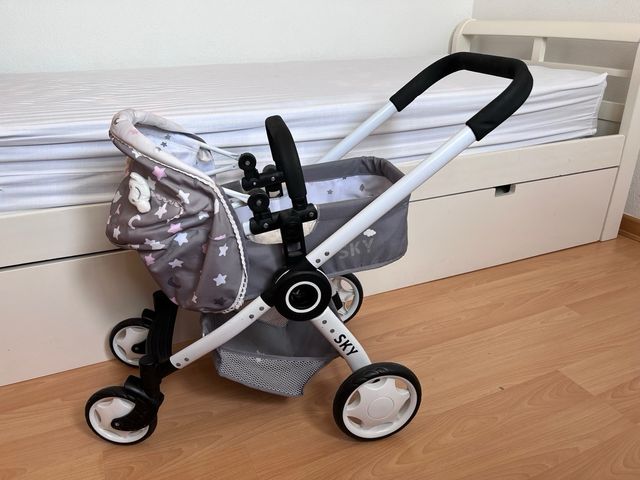 Carrito bebé juguete + minicuna