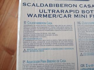 Calienta biberones Chicco UltraRapid