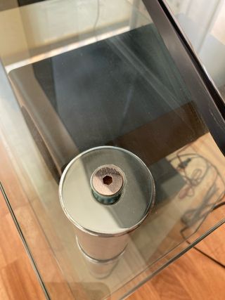 Mesa TV cristal 3 niveles