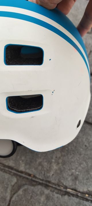 Casco bici Btwin T520 azul