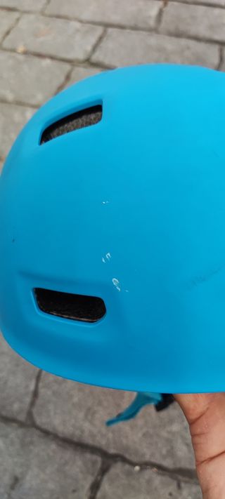 Casco bici Btwin T520 azul