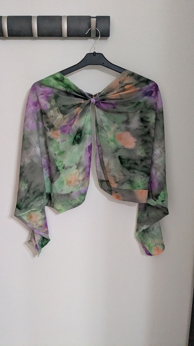 Vestido midi estampado colores