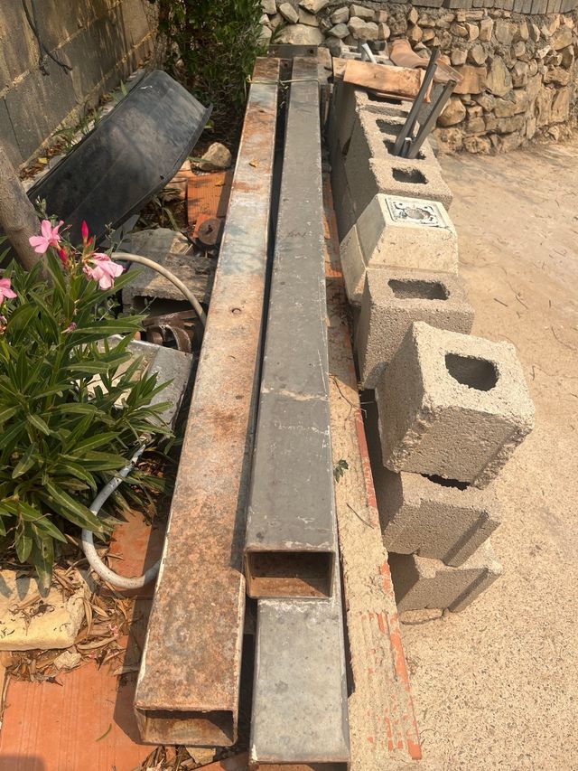 Pilares metálicos pérgola - 4