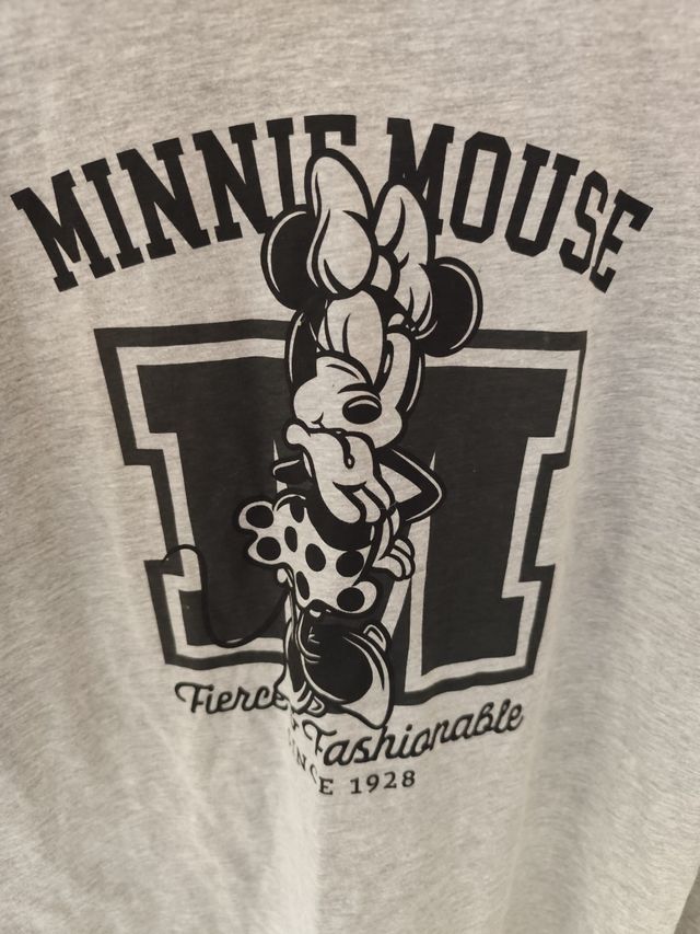 Maglia Minnie Mouse Disney Grigia