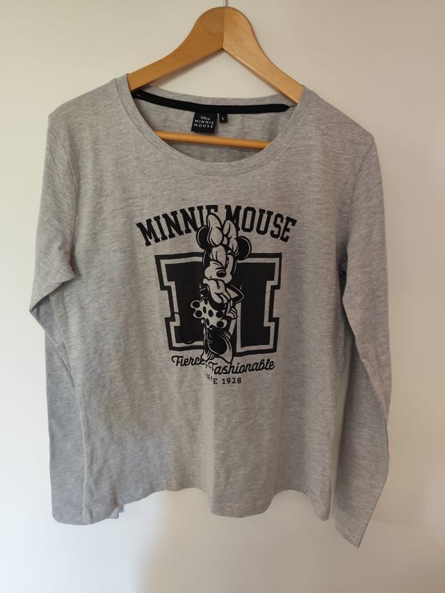 Maglia Minnie Mouse Disney Grigia