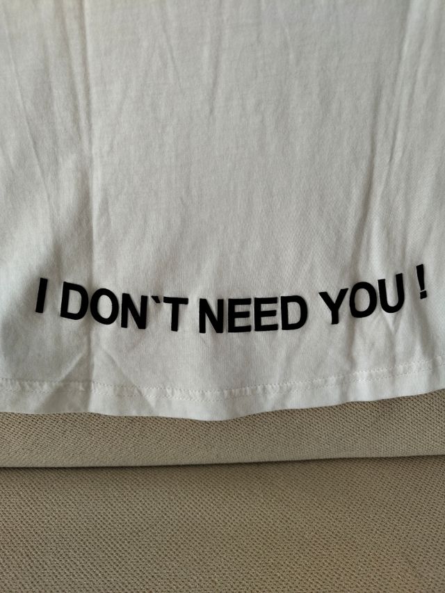 Camiseta blanca mujer, talla S, "La Sal", s.limita