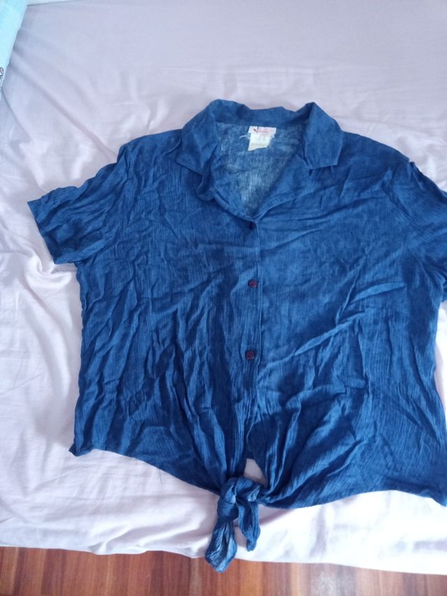 Blusa azul Jeep - Talla única