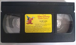 VHS El Rey León - Edición Española