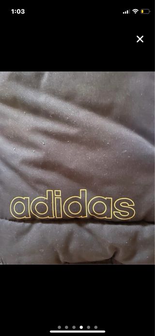 Chaleco acolchado Adidas negro