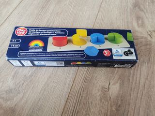 Puzzle madera formas colores