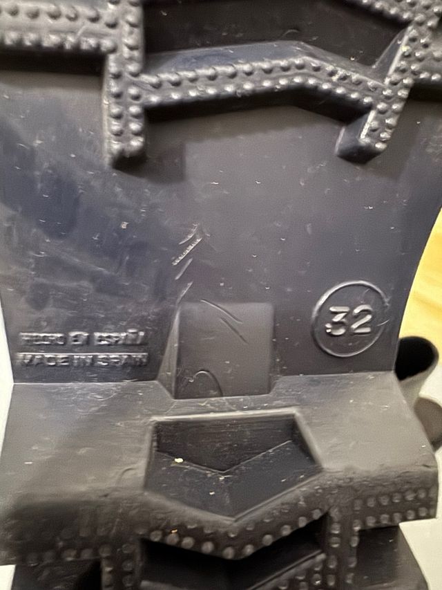 Botas lluvia azul marino, talla 32