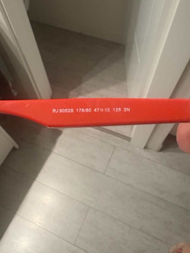 Gafas RayBan Junior - Negras/Naranja