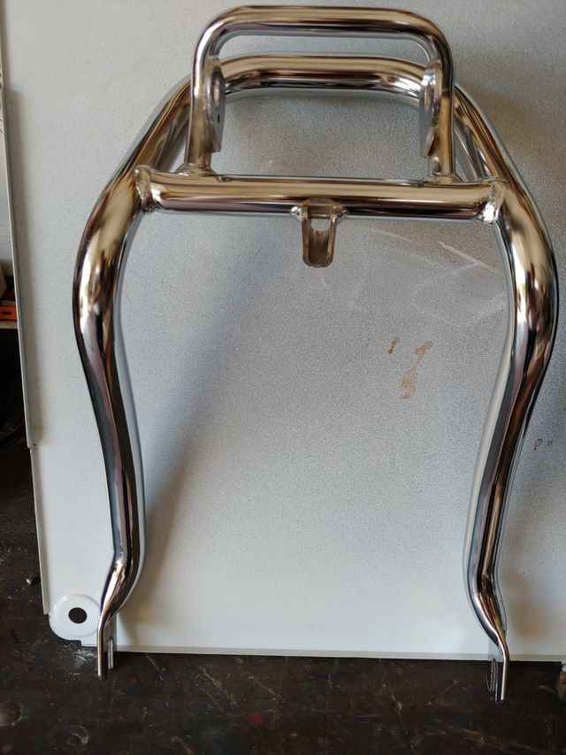 Respaldo Yamaha Virago 250cc-Bastidor y guantes 