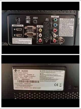 TV LED LG 26" Negra