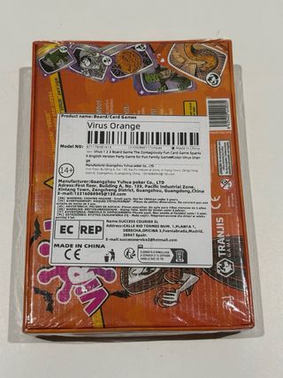 Juego cartas Virus Halloween