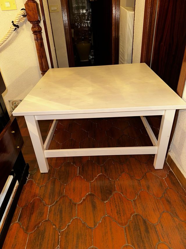 Mesa centro blanca madera