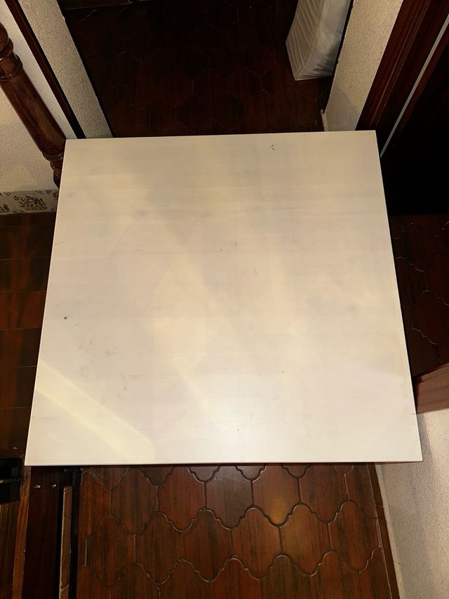 Mesa centro blanca madera