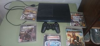 PS3 (PlayStation 3) + control +juegos