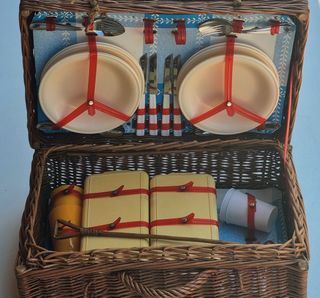 Cesto Picnic Vintage in vimini